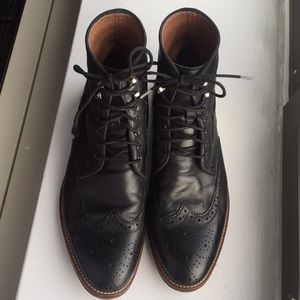 Johnston & Murphy “Conrad” Wingtip Ankle Boots
